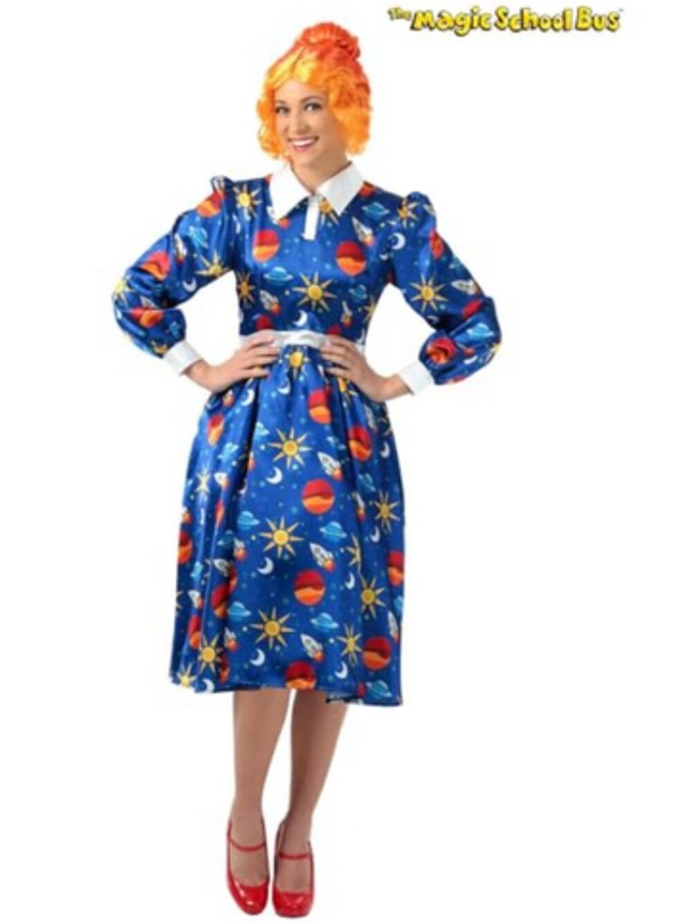 LIKE NEW!!! Women's The Magic School Bus Miss Frizzle 3-Piece Costume, Size: 2XL